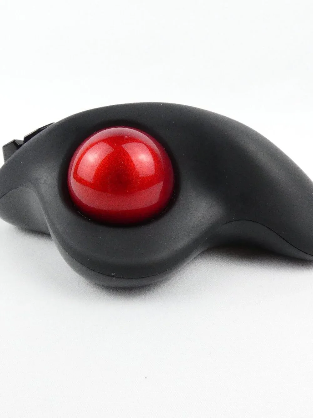 Nulea M501 Wireless Trackball Mouse Rechargeable 3 Device Connections Red Ball